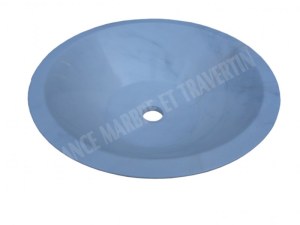 Vasque Dolomite Blanc Modèle Conique