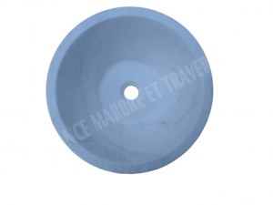 Vasque Dolomite Blanc Modèle Conique