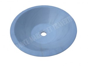 Vasque Dolomite Blanc Modèle Conique