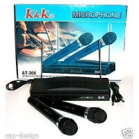 DOUBLE MICRO SANS FIL KARAOKE AVEC RECEPTEUR