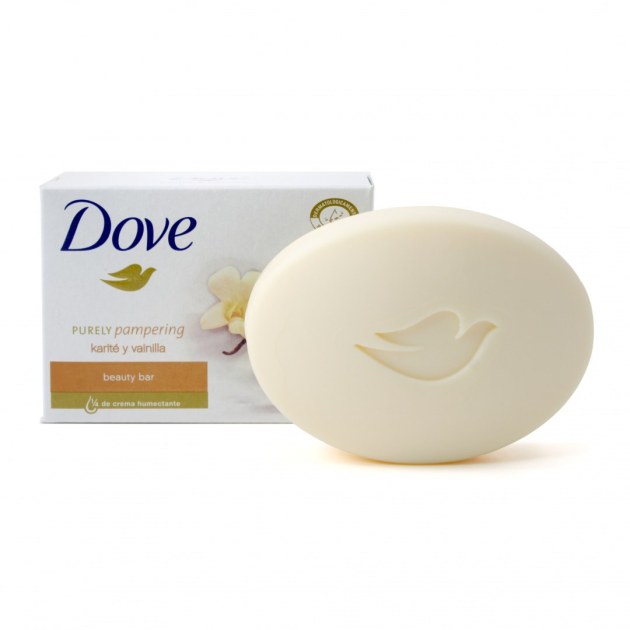 Lot De 12 Savons Hydratants Dove 90g - Pour Peau Sensible Et Normale - Parfum Cassis