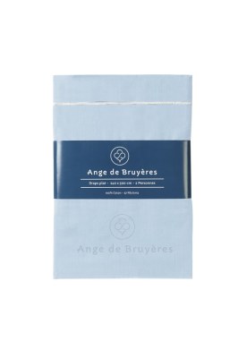 PARURES DE DRAPS : Drap Plat 240x300 + Drap Housse 140x190 + 2 Taies d'Oreillers