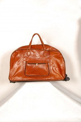 Artisanat Tunisie Sac de voyage en cuir