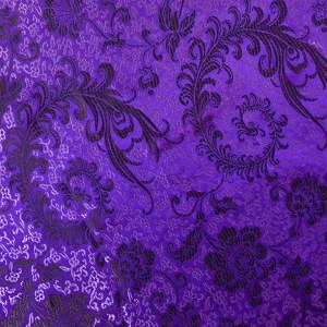 Tissu de brocart au broderie fine - Vente tissus en gros ou moyen quantité (G237)