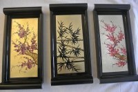 Plateau en bois laqué