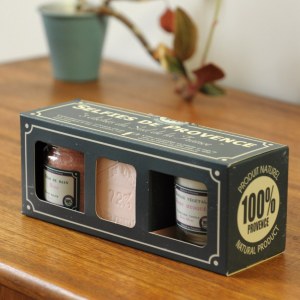 Lot de savons de Marseille "Bleu Jaune en Provence"