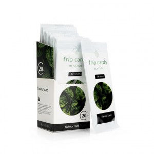 Frio Cards| Flavour Cards| Carte de saveur premium | Menthol | Boîte 20er