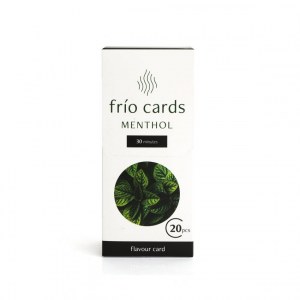 Frio Cards| Flavour Cards| Carte de saveur premium | Menthol | Boîte 20er