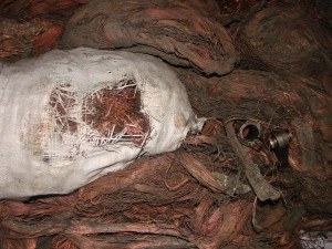 Câbles de cuivre dénudés