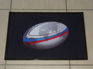 LOT TAPIS RUGBY MONDE 40 X 60