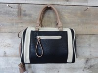 100 pièces de femmes noir / beige sacs de bowling