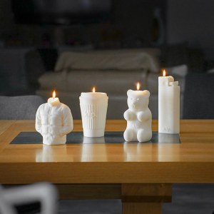 Bougies parfumées et décoratives