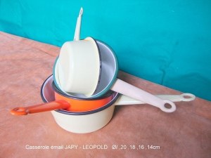 Casseroles Émail AUBECQ & LÉOPOLD (France)