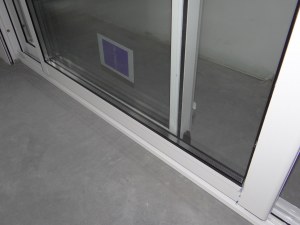 Baie vitrée en aluminium