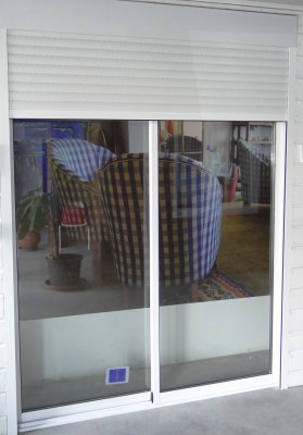 Baie vitrée en aluminium