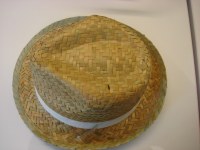 Chapeaux de paille non-marqués