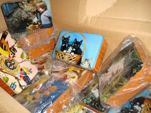 Boite Métal sucre, gâteaux, couture,