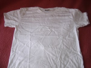 LOT DE 100 TEE SHIRT BLANC