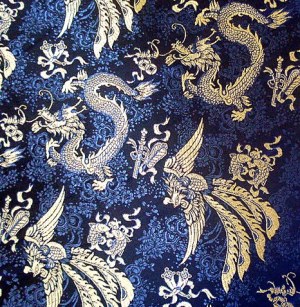 Tissu de brocart au broderie fine - Vente tissus en gros ou moyen quantité (G103)