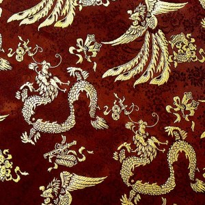 Tissu de brocart au broderie fine - Vente tissus en gros ou moyen quantité (G166)