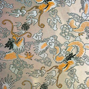 Tissu de brocart au broderie fine - Vente tissus en gros ou moyen quantité (G157)