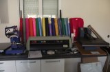 Plotter c 24 . deux press achaud et plusieurs rouleaux de rouleaux adhesif