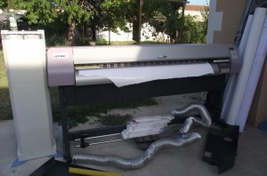 Mimaki jv3 160 s plus deux press a chaud