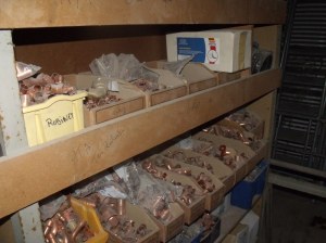 Stock fourniture raccord divers plomberie (cuivre, laiton, fer ect...)