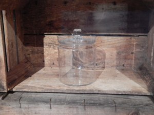 Lot bonbonnières verre