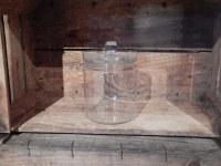 Lot bonbonnières verre