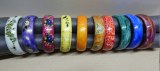 Lot de bracelets en porcelaine