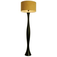 LAMPADAIRE DESIGN EN BOIS STYLE WENGE