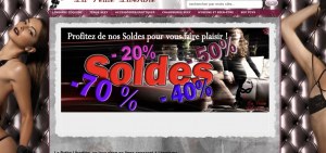 Stock site de lingerie  et divers accessoires s