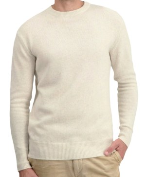 Pulls homme 100% cachemire ras du cou fabriqués en Italie