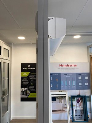 Porte Fenêtre 2 vantaux PVC + Volet Roulant intégré (VRI)