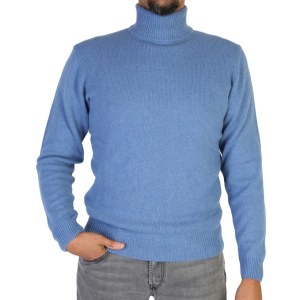 Pulls homme 100% cachemire col roulé fabriqués en Italie
