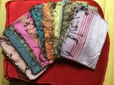 Pashminas en soie sauvage