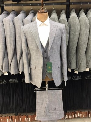 Costumes pour hommes (cravate, veste, mouchoir, pantalon)