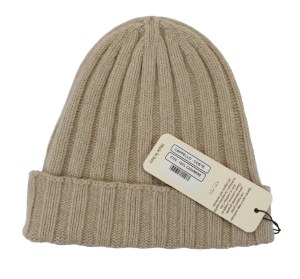 Bonnet de Pêcheur uni en 100% cachemire fabriquée en Italie
