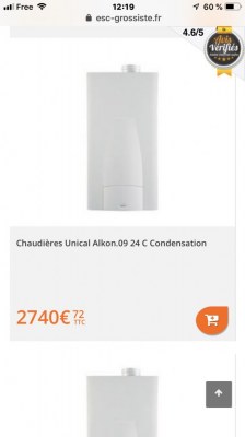 Grand choix de chaudières murales à gaz