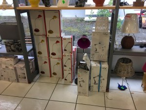 Lot luminaires et article décoration