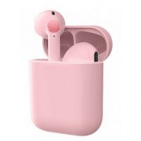 Ecouteurs bluetooth sans fil tactile de couleur- Rose