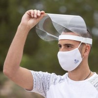 Visière de protection Rabattable anti-buée fabrication UE