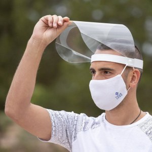 Visière de protection Rabattable anti-buée fabrication UE