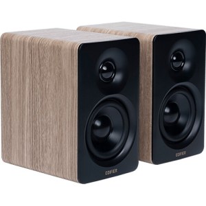 Edifier M60 Compact Desktop 2.0 2-Way Active Bluetooth Speakers Oak Pair