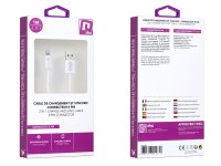 Câble de charge et synchronisation lightning - Blanc
