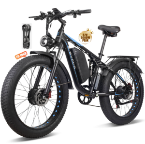 Vélo électrique adulte prêt à être expédié, moteur double crête de 5 000 W, batterie 52...