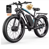 Vélo électrique adulte prêt à être expédié, moteur double crête de 5 000 W, batterie 52...