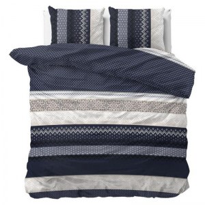 "Elisabeth" Set 2/3 pcs Parure de Lit Coton Mélangé Housse de Couette+Taie d'Oreiller