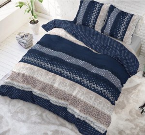 "Elisabeth" Set 2/3 pcs Parure de Lit Coton Mélangé Housse de Couette+Taie d'Oreiller